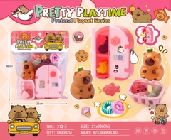 312-3  TÚI BẾP TỦ LẠNH, RỔ SIÊU THỊ CAPYBARA