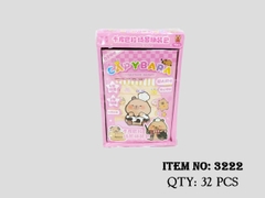 3222  HỘP 16 CUỐN SÁCH DÁN STICKER NAM CHÂM