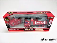 HT005 HỘP XE CT CỨU HỎA THANG ĐK 7 Đ.TÁC KHÔNG SẠC TL 1:48