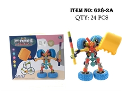 628-2A HỘP RÁP ROBO BÁNH XE 33 MIẾNG