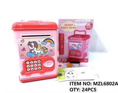 MZL6802A HỘP MÁY RÚT TIỀN ATM PIN VÂN TAY (NGỰA PONY, KHỦNG LONG)