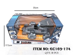 GC169-174 HỘP XE ĐUA ĐIỀU KHIỂN 7 ĐỘNG TÁC, XOAY 360 ĐỘ, BIẾN HÌNH XE CÔNG TRÌNH XÚC, CÓ SẠC