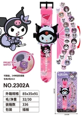 2302A VỈ ĐỒNG HỒ PIN CHIẾU HÌNH SANRIO NƠ