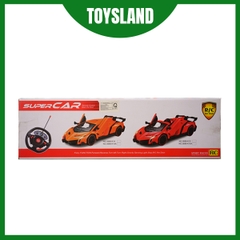 3688-K15A HỘP XE HƠI ĐK CÓ SẠC LAMBORGHINI MỞ CỬA MUI TRẦN, VÔ LĂNG TRÒN BẤM TL 1:14 (HỘP DÀI)