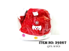 39267F  BỊCH 2C NÓN NOEL NGƯỜI TUYẾT (27x39)