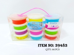 39483  LỐC 12 HŨ SLIME TRONG KIM TUYẾN