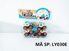 LY030E TÚI XE CÔNG TRÌNH 4C LẮP RÁP ỐC VÍT ĐỦ MẪU (LU, CÀO, XÚC, KHOAN) (PVC)