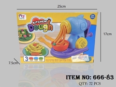 666-83 HỘP ĐẤT SÉT LÀM MÌ + 3 HŨ