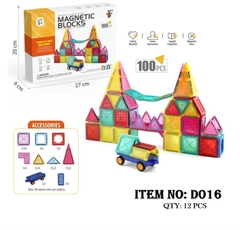 D016 HỘP XẾP HÌNH NAM CHÂM LÂU ĐÀI 100 MIẾNG