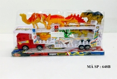 648B HỘP KIẾNG XE TRỚN 2 TẦNG CHỞ 8C THÚ KHỦNG LONG + CÂY