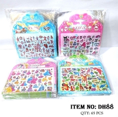 DH88 BỘ 20 TÚI MIẾNG DÁN NỔI ĐỦ MẪU (CÔNG CHÚA, SIÊU NHÂN, KHỦNG LONG, SANRIO (OPP)