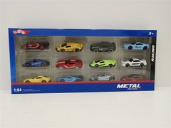 KX05-12 HỘP XE HƠI SẮT TRỚN 12C (ĐỦ MẪU) TL 1:64