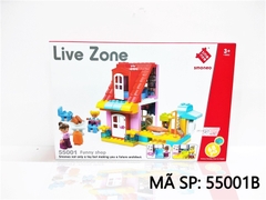 55001B HỘP LOGO RÁP TIỆM BÁNH MÌ 68 MIẾNG Live Zone