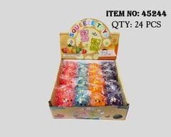 45244  HỘP SQUISHY TRONG THÚ GẤU KIM TUYẾN 24C