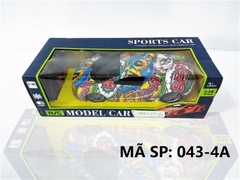 _043-4A HỘP XE HƠI BUGATTI HOA VĂN ĐK 7 Đ.TÁC, CÓ SẠC TL 1:14 Model Car 042-