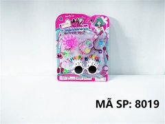 8019 VĨ TRANG ĐIỂM PHẤN ĐÀN, MÓNG TAY, MẮT KIẾNG, NHẪN Fashion Dress up