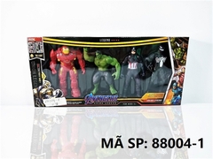 88004-1 HỘP SN 4T AVENGER ĐÈN (NGƯỜI SẮT, NGƯỜI XANH, NHỆN, CAPTIAN) Avengers