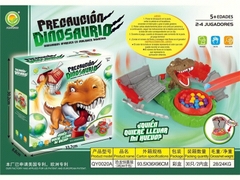 QY0020A HỘP TRÒ CHƠI KHỦNG LONG CANH TRỨNG PIN