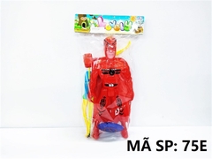 75E TÚI SIÊU NHÂN 1T AVENGER PIN + C_ + 3 HÍT + KHIÊN, BÚA (ĐỎ) (OPP)