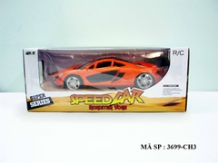 3699-CH3 HỘP XE HƠI LAMBORGHINI MỞ CỬA ĐK 7 Đ.TÁC CÓ SẠC (CAM)