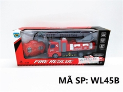 WL45B HỘP XE CT CỨU HỎA THANG ĐK 7 Đ.TÁC, KHÔNG SẠC TL 1:48 Fire Rescue WL-41, WL-42, WL-43, WL-44, WL-45, WL-46