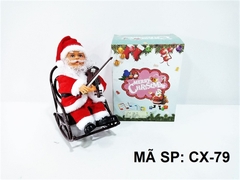 CX-79 HỘP NOEL PIN NGỒI GHẾ BẬP BÊNH CẦM ĐÀN VIOLIN