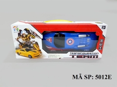 5012E HỘP XE HƠI ĐK 7 Đ.TÁC CÓ SẠC BIẾN HÌNH ROBO SN CAPTIAN AMERICA