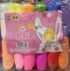 A3007 TÚI ĐẤT SÉT TỰ KHÔ 12 MÀU LỚN