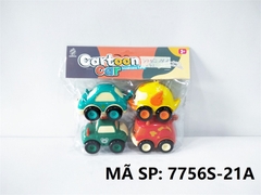 7756S-21A TÚI XE HƠI CAR THÚ TRỚN 4C ĐỦ MẪU (BÒ, GẤU, VỊT, MÈO) (PVC) Cartoon Car
