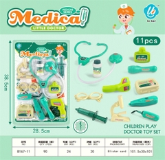 B167-11 VỈ BÁC SĨ TAI NGHE, ĐÈN PIN, KIM TIÊM, MẮT KIẾNG, NHIỆT KẾ