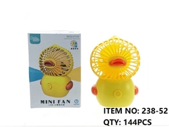 238-52  HỘP QUẠT BÀN VỊT PIN SẠC USB