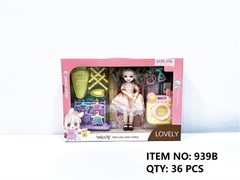 939B HỘP BABY 1C KHỚP, MẮT THỦY TINH + MÁY GIẶT + SÀO PHƠI ĐỒ Lovely