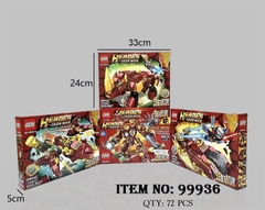 99936 HỘP LOGO RÁP ROBO NGƯỜI SẮT HỘP 4C OBM