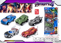 546-121K5  VỈ HỘP XE HƠI TRỚN AVENGER 5C ĐỦ MẪU