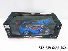 6688-86A HỘP XE HƠI MỞ CỬA, MỞ CỐP ĐK CÓ SẠC 1:14 NEW