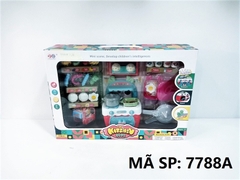 7788A HỘP NHÀ BẾP GAS + NỒI, CƠM, TRỨNG, NƯỚC ÉP, TRÁI CÂY, GIỎ ĐỒ 7788-A