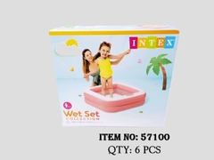 57100  HỘP PHAO HỒ BƠI INTEX VUÔNG 86 x 86 x 25cm | 34