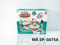 G675A HỘP BÁNH SINH NHẬT PIN NÚT NHẠC ĐÈN 85 MIẾNG
