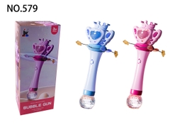 579  HỘP CÂY THÔI XÀ BÔNG PIN TRÁI TIM VƯƠNG MIỆN