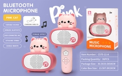 C575-11-A HỘP LOA MICRO PIN TAY CẦM MÈO + SẠC USB