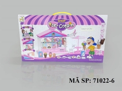 71022-6 HỘP BẾP QUẦY XE ĐẨY KEM PIN+ BÀN+ GHẾ+ DÙ