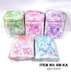 HM-KA BỘ 10 TÚI MIẾNG DÁN NỔI THIẾT KẾ THỜI TRANG ĐỦ MẪU + DÂY CHUYỀN (OPP)