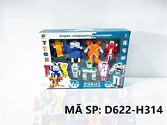 D622-H314 HỘP RÁP ROBO XE CS, CỨU THƯƠNG BIẾN HÌNH CHỮ SỐ