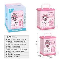 WF-3015A HỘP MÁY RÚT TIỀN ATM PIN SANRIO (VÂN TAY)