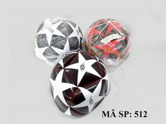 512 TÚI LƯỚI BANH DA NGÔI SAO 1 TRÁI , 3 MÀU (ĐỎ, NÂU, ĐEN)