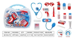 SD169-273 HỘP VALI BÁC SĨ TAI NGHE, NHIỆT KẾ, KIM TIÊM