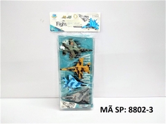 8802-3 TÚI VĨ MÁY BAY CHIẾN ĐẤU TRỚN 4C TL 1:144 Fighters (PVC) 8802-4