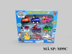 M99C HỘP XE CHÓ CỨU HỘ 9C (MOTO, XE LỬA, TRỰC THĂNG, CÔNG TRÌNH, TÀU) ĐỦ MẪU