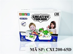 CXL200-65D HỘP RÁP ỐC VÍT 3D 204 MIẾNG Creative Toolbox