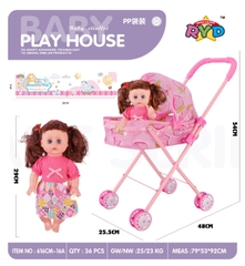 616CM-16A  TÚI XE ĐẨY NÔI SẮT BÉ GÁI